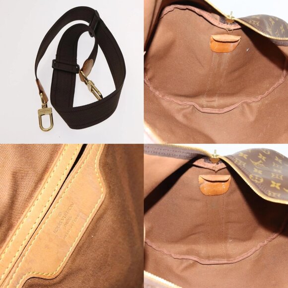 LOUIS VUITTON Monogram Sac Polochon 65 Boston Bag 2way M41222 LV Auth - Picture 14 of 14